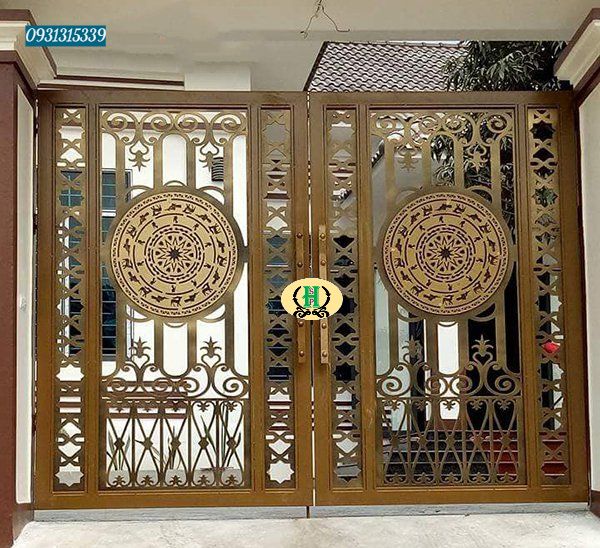Cửa Sắt Nghệ Thuật Tại Dĩ An tinh tế v&agrave; độc đ&aacute;o