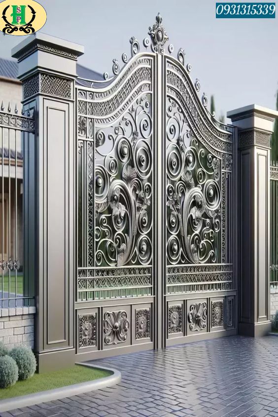 Thi C&ocirc;ng Cửa Sắt Nghệ Thuật Tại Dĩ An , Chất Lượng V&agrave; Thẩm Mỹ